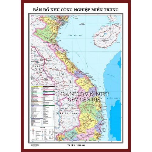 Bản đồ KCN miền Trung